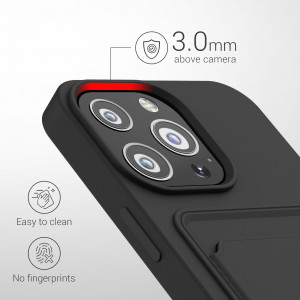 Husa pentru iPhone 13 Pro, Silicon, Negru, 55969.01 - Img 4