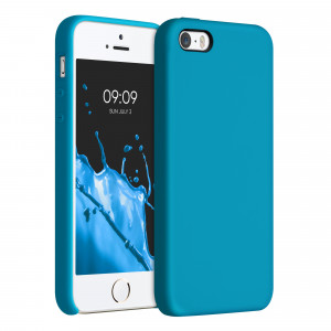 Husa pentru iPhone 5 / iPhone 5s / iPhone SE, Silicon, Albastru, 42766.224 - Img 1