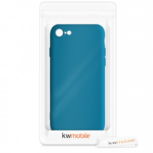 Husa pentru iPhone 8 / iPhone 7 / iPhone SE 2, Silicon, Albastru, 49979.224 - Img 7