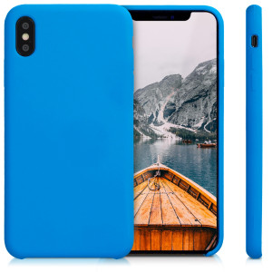 Husa pentru iPhone XS Max, Silicon, Albastru, 45909.157 - Img 2
