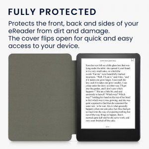 Husa pentru Kindle Paperwhite 11, Textil, Gri, kwmobile, 56259.25 - Img 5