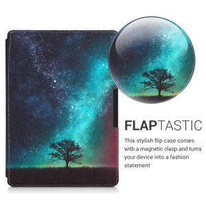 Husa pentru Kobo Aura One, Piele ecologica, Multicolor, 39610.26 - Img 3