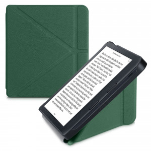 Husa pentru Kobo Libra 2, Kwmobile, Verde, Piele ecologica, 56576.80 - Img 1