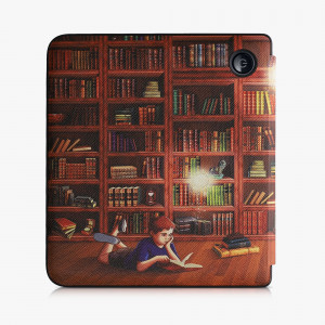 Husa pentru Kobo Libra 2, Piele ecologica, Multicolor, kwmobile, 56575.08 - Img 3