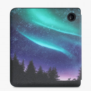 Husa pentru Kobo Libra 2, Piele ecologica, Multicolor, kwmobile, 56577.07 - Img 4