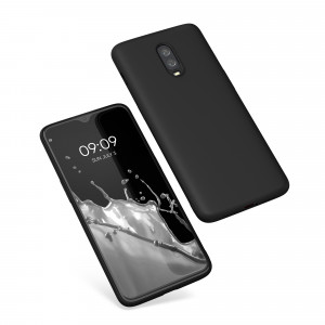Husa pentru OnePlus 6T, Silicon, Negru, 55347.01, kwmobile - Img 2