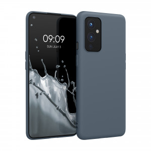 Husa pentru OnePlus 9, Silicon, Gri, 55726.202, kwmobile - Img 1