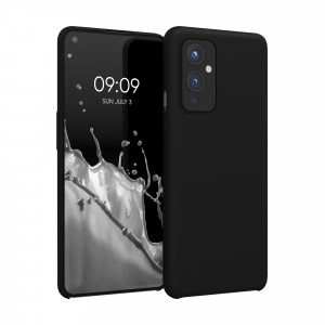Husa pentru OnePlus 9, Silicon, Negru, 56040.01, kwmobile - Img 1