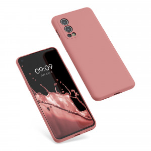 Husa pentru OnePlus Nord 2 5G, Silicon, Roz, 56070.193, kwmobile - Img 2