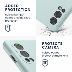 Husa pentru OnePlus Nord 2 5G, Silicon, Verde, 56070.200, kwmobile - Img 4