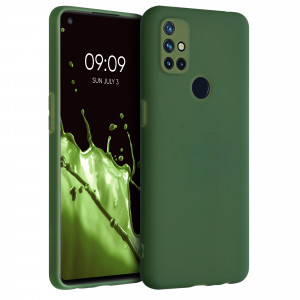 Husa pentru OnePlus Nord N10 5G, Silicon, Verde, 53821.80 - Img 1