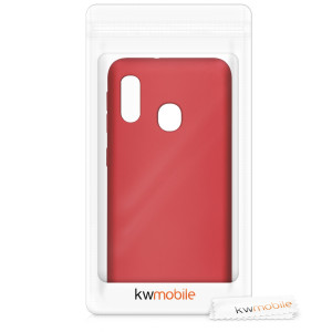 Husa pentru Samsung Galaxy A20e, Silicon, Rosu, 48739.36 - Img 7
