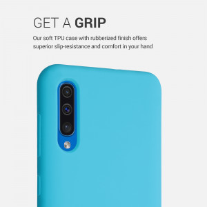 Husa pentru Samsung Galaxy A50, Silicon, Albastru, 48715.223 - Img 4