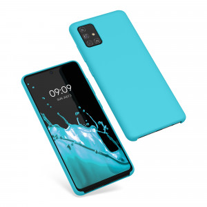 Husa pentru Samsung Galaxy A51, Silicon, Albastru, 51197.205 - Img 2