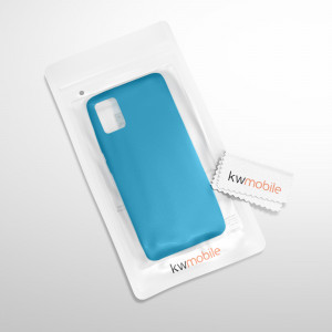 Husa pentru Samsung Galaxy A51, Silicon, Albastru, 51197.224, kwmobile - Img 7