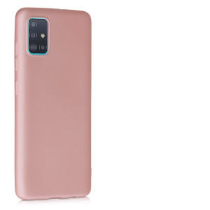 Husa pentru Samsung Galaxy A51, Silicon, Rose Gold, 51201.31 - Img 8
