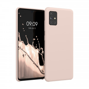 Husa pentru Samsung Galaxy A51, Silicon, Roz, 51197.52 - Img 1