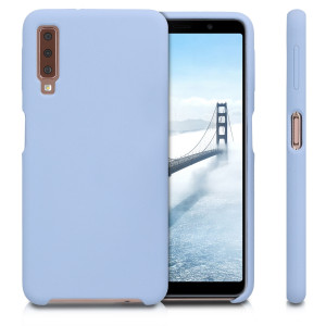 Husa pentru Samsung Galaxy A7 (2018), Silicon, Albastru, 47730.58 - Img 2