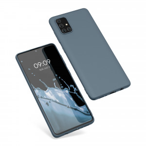 Husa pentru Samsung Galaxy A71, Silicon, Albastru, 51208.202 - Img 2