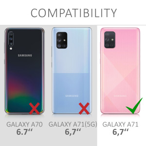 Husa pentru Samsung Galaxy A71, Silicon, Albastru, 51209.168 - Img 6