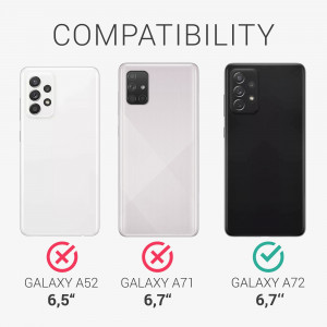 Husa pentru Samsung Galaxy A72, Silicon, Albastru, 54359.224 - Img 6