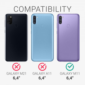 Husa pentru Samsung Galaxy M11, Silicon, Violet, 53598.187, kwmobile - Img 5