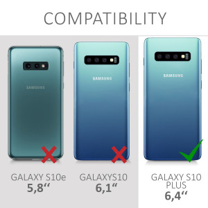 Husa pentru Samsung Galaxy S10 Plus, Silicon, Verde, 49028.184 - Img 6