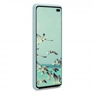 Husa pentru Samsung Galaxy S10 Plus, Silicon, Verde, 49028.200 - Img 3