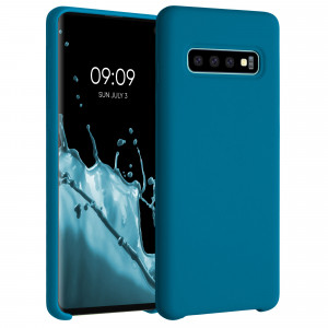 Husa pentru Samsung Galaxy S10, Silicon, Albastru, 47732.224 - Img 1