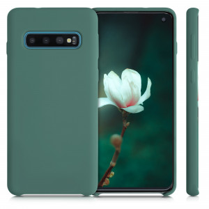 Husa pentru Samsung Galaxy S10, Silicon, Verde, 47732.166 - Img 2
