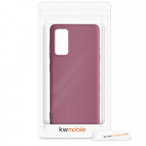 Husa pentru Samsung Galaxy S20 FE, Silicon, Roz, 53604.167 - Img 7