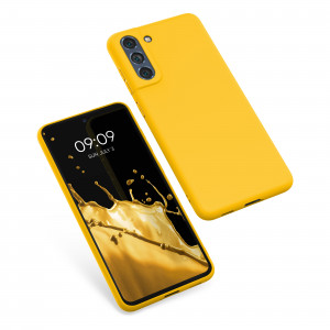 Husa pentru Samsung Galaxy S21 FE, Silicon, Galben, 55484.143 - Img 2