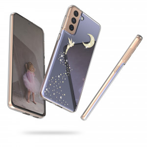 Husa pentru Samsung Galaxy S21 Plus, Silicon, Gold, 54069.01 - Img 5