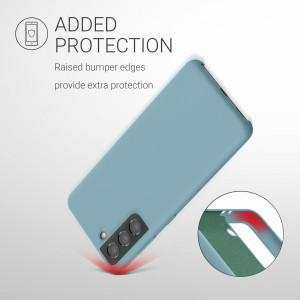 Husa pentru Samsung Galaxy S21, Silicon, Albastru, 54056.206 - Img 6