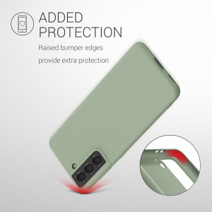 Husa pentru Samsung Galaxy S21, Silicon, Verde, 54055.172 - Img 7