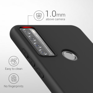 Husa pentru TCL 20 SE (2021), Silicon, Negru, 55693.47 - Img 4