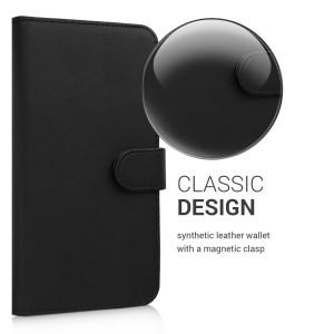 Husa pentru Wiko View Max, Piele ecologica, Negru, 45875.01 - Img 3