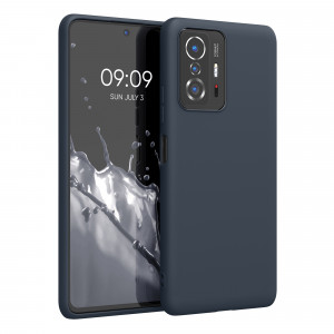 Husa pentru Xiaomi 11T / 11T Pro, Silicon, Albastru, 56245.186, kwmobile - Img 1