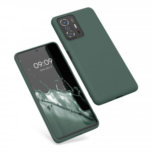 Husa pentru Xiaomi 11T / 11T Pro, Silicon, Verde, 56245.169, kwmobile - Img 2