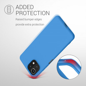 Husa pentru Xiaomi Mi 11 Lite 5G, Silicon, Albastru, 54726.157 - Img 7
