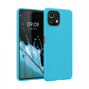 Husa pentru Xiaomi Mi 11 Lite 5G, Silicon, Albastru, 54726.223, kwmobile - Img 1