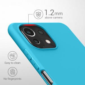 Husa pentru Xiaomi Mi 11 Lite 5G, Silicon, Albastru, 54726.223, kwmobile - Img 4