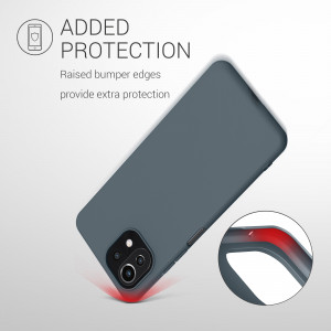 Husa pentru Xiaomi Mi 11 Lite 5G, Silicon, Gri, 54726.202 - Img 7