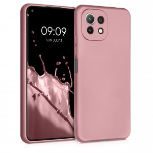 Husa pentru Xiaomi Mi 11 Lite 5G, Silicon, Rose Gold, 54727.31 - Img 1