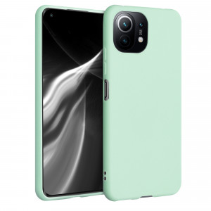 Husa pentru Xiaomi Mi 11 Lite 5G, Silicon, Verde, 54726.50 - Img 1