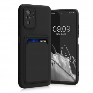 Husa pentru Xiaomi Redmi Note 10 / Redmi Note 10S, Silicon, Negru, 56956.47, kwmobile - Img 2