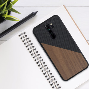 Husa pentru Xiaomi Redmi Note 8 Pro, Lemn, Maro, 56622.01, kwmobile - Img 3