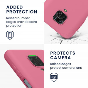Husa pentru Xiaomi Redmi Note 9S / Redmi Note 9 Pro / Redmi Note 9 Pro Max, Silicon, Roz, 52140.212, kwmobile - Img 4