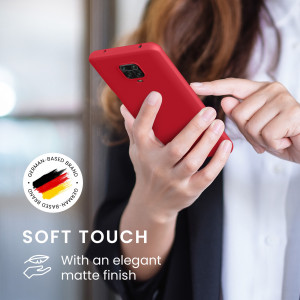 Husa pentru Xiaomi Redmi Note 9S / Redmi Note 9 Pro / Redmi Note 9 Pro Max, Silicon, Rosu, 52140.229, kwmobile - Img 5