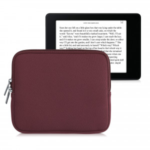 Husa Universala Kwmobile 7 - 8 inch pentru eBook, Visiniu, Textil, 57397.151 - Img 1